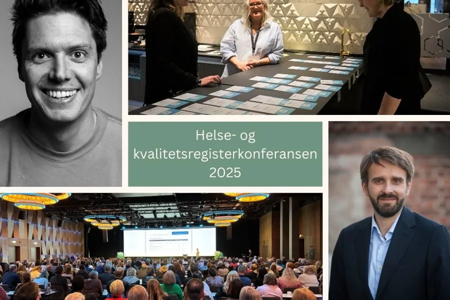 En collage av mennesker