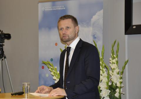 Helse- og omsorgsminister Bent Høie åpnet arrangementet.